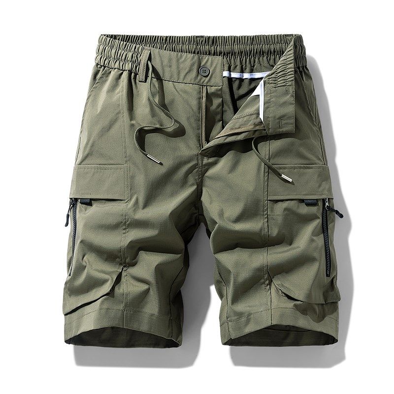 2025新款夏季多口袋裤子复y古休闲宽松显高大码五分裤时尚工装短,男装,短裤,淘宝优惠券,粉丝福利购,淘宝优惠卷