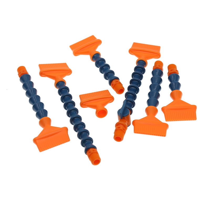 2分16孔扇形扁j嘴万向冷却曲水管油水风刀1/4调节吹气喷头多孔喷