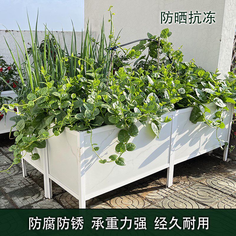铝合金种植箱g瓷砖花箱市政园林道路护栏花架花坛多肉阳台种菜盆