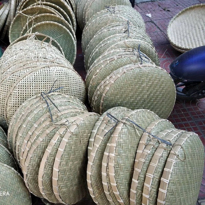 竹簸箕竹筛子无孔竹编p制品竹匾晒干货 大号圆簸箕平底 家用晾晒,特色手工艺,竹编/竹雕,淘宝优惠券,粉丝福利购,淘宝优惠卷