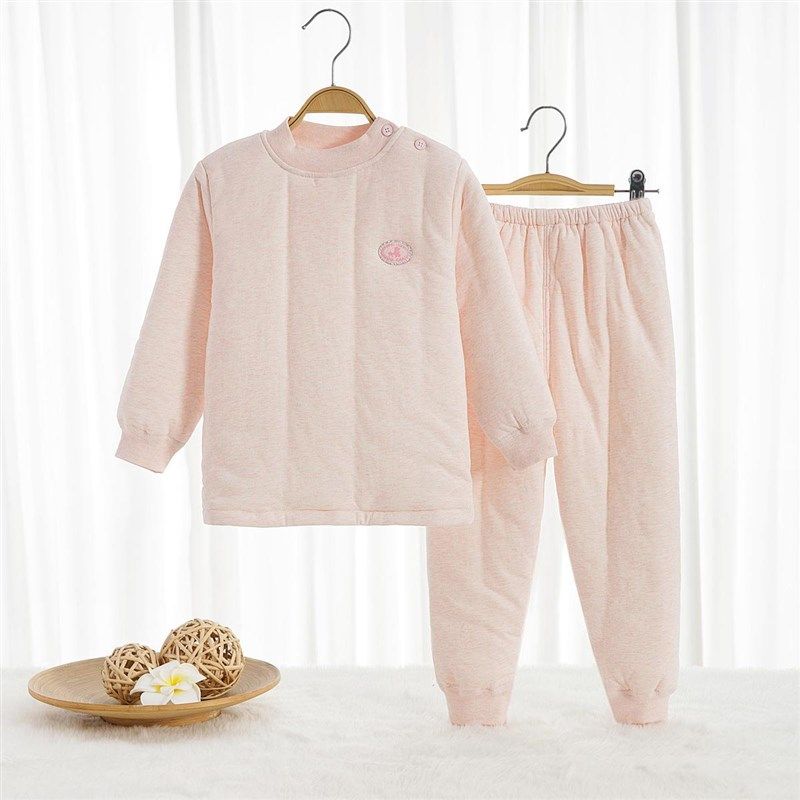 儿童家居服套装纯棉男童女童半高领E三层夹棉内衣男孩加厚睡衣秋,童装/婴儿装/亲子装,家居服套装,淘宝优惠券,粉丝福利购,淘宝优惠卷