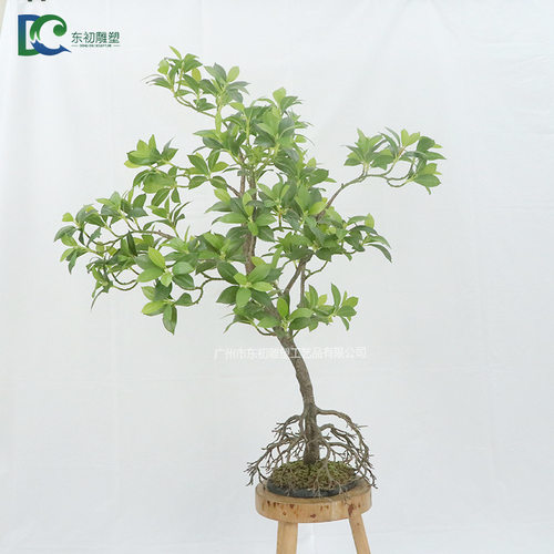 仿真红树林厂家直销1.2米绿色唯美巧小树 造型树室内外造景百搭