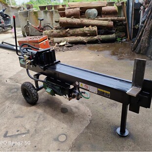 家用电动劈柴机 液压劈柴机 小型全自动原木劈柴机木材加工劈柴机