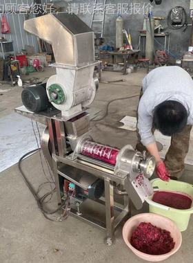 螺压榨收机 汁破碎螺旋梅旋果汁机 杨QPY梨子榨汁机厂家