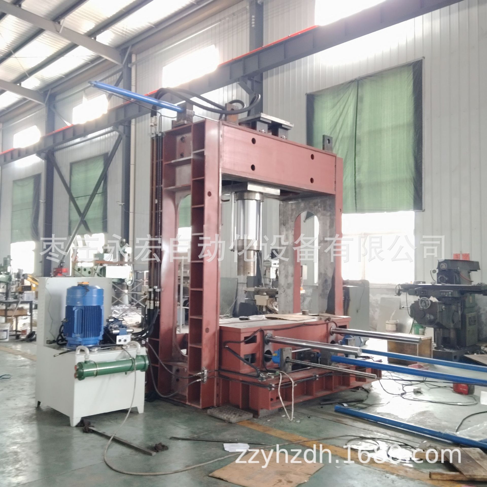 315吨大台面数控龙门液压机汽车配件压装双柱油压机200T