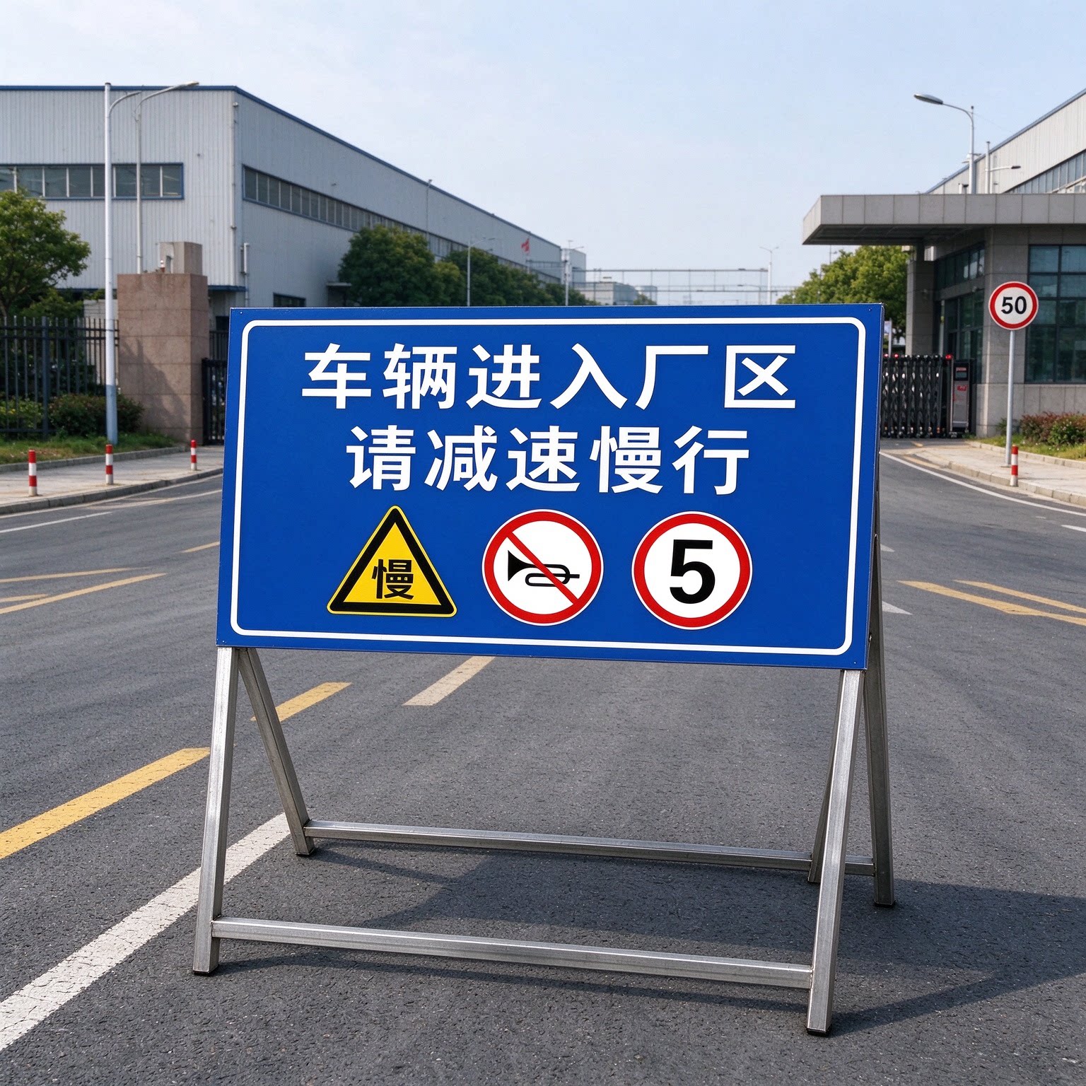 【多件优惠】限速5公里标志牌