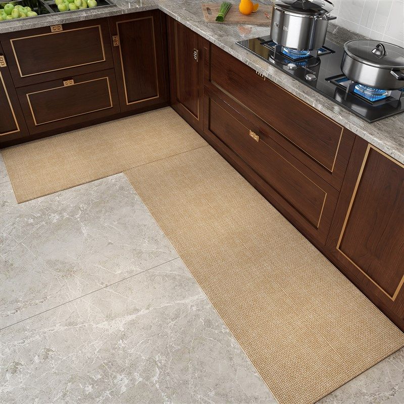 新中式厨房垫防油吸水专用2024新款家用脚垫防滑耐脏高级长条地垫,居家布艺,厨房地垫,淘宝优惠券,粉丝福利购,淘宝优惠卷