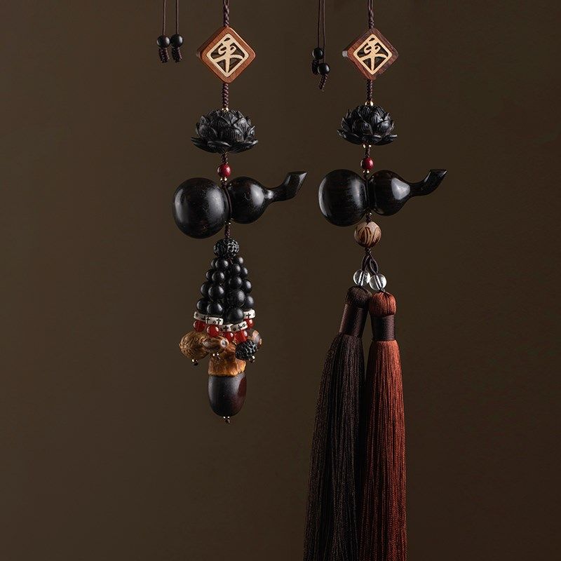 天然黑檀葫芦黄花梨平安牌汽车挂件车内吊饰车载后视镜挂饰品男女,汽车用品/电子/清洗/改装,车挂,淘宝优惠券,粉丝福利购,淘宝优惠卷