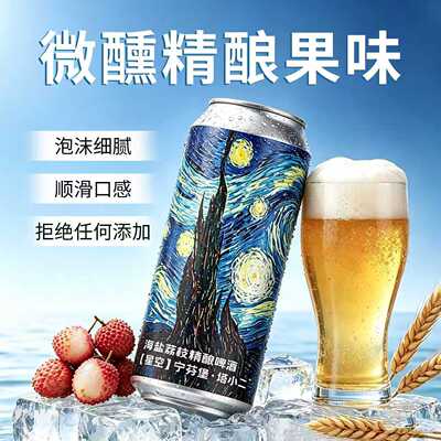 宁芬堡全开盖艺术微醺果味啤酒