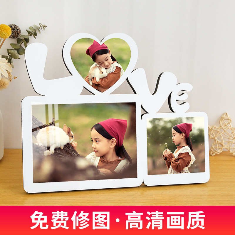 创意大韩高清冷雕定制love摆台图片