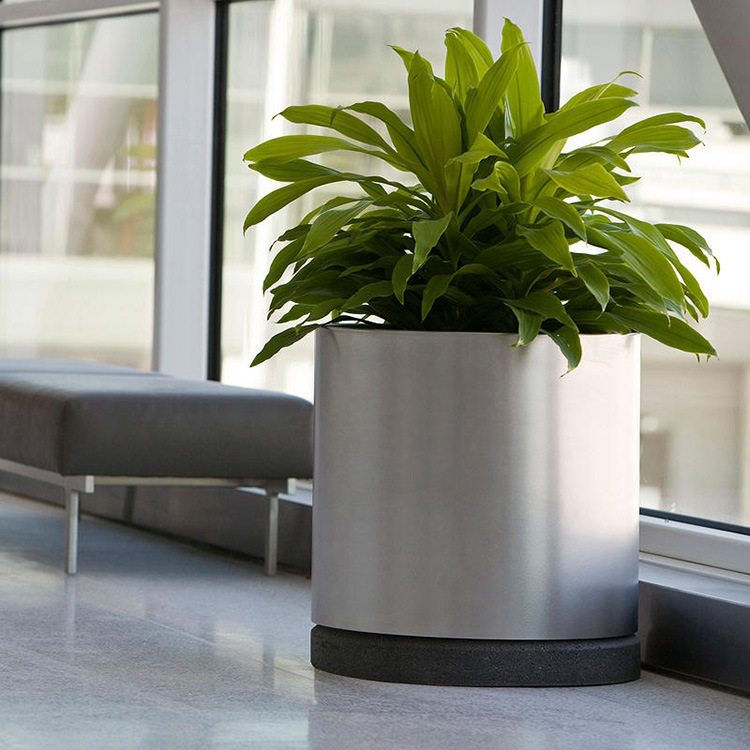 不锈钢花箱户外花盆商场广场景区公园学校花钵大口径创意花箱厂家