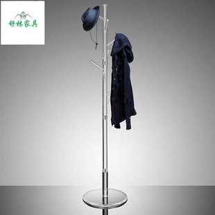 衣架简易家具 网红衣帽架落地卧室挂衣杆亚克力家用客厅展示架立式