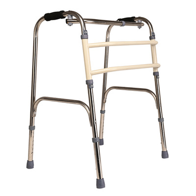 厂家销售折叠扭动助步器偏袒助行器不锈钢助行器