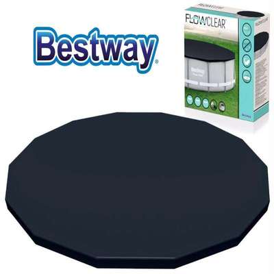 Bestway58248  4.27m管架游泳池盖布水池盖子防尘盖遮雨布盖布