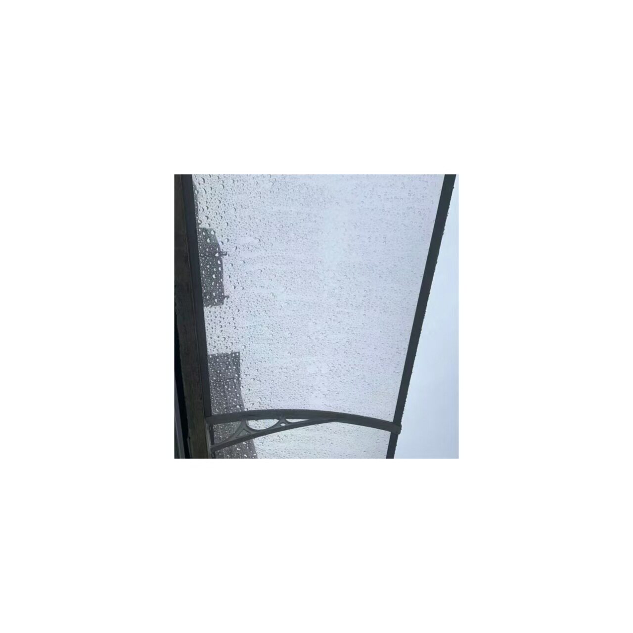 工厂直销不锈钢玻璃雨棚玻璃雨蓬别墅台棚屋檐遮雨棚图片