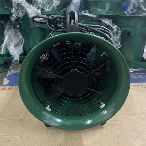 Hr 8寸220V出口贸易绿色便携车间大风通风换气手提风机轴流通风机