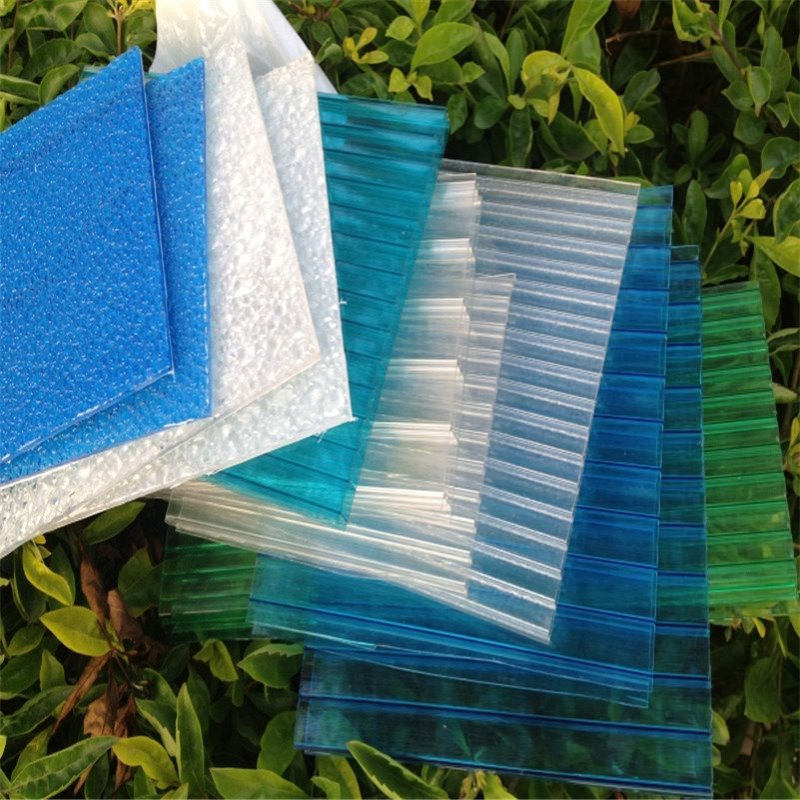 厂家现货普特卡布隆阳光板中空透明采光板pc阳光板耐力板透明户外