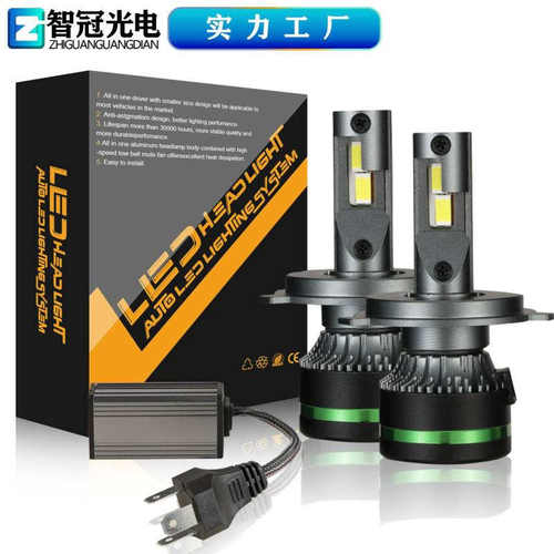 M8单铜管款汽车LED前大灯超亮聚光汽车灯泡ledH7H4H1H11 厂家直销