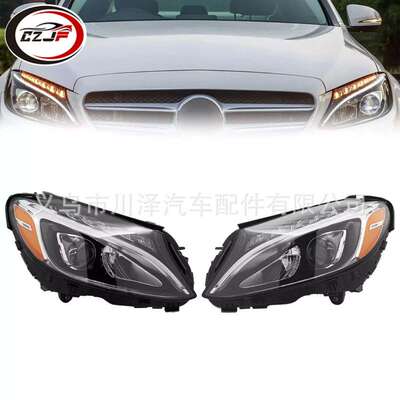 适用2015-2018/C级C300 W205前LED大灯MB2502227 MB2503227
