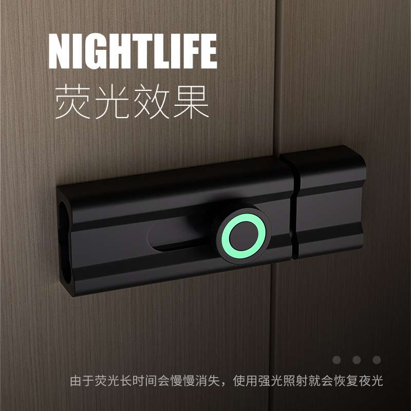 ll免打孔插销门锁扣木门窗卫生间防盗加厚门栓门扣明装插销左