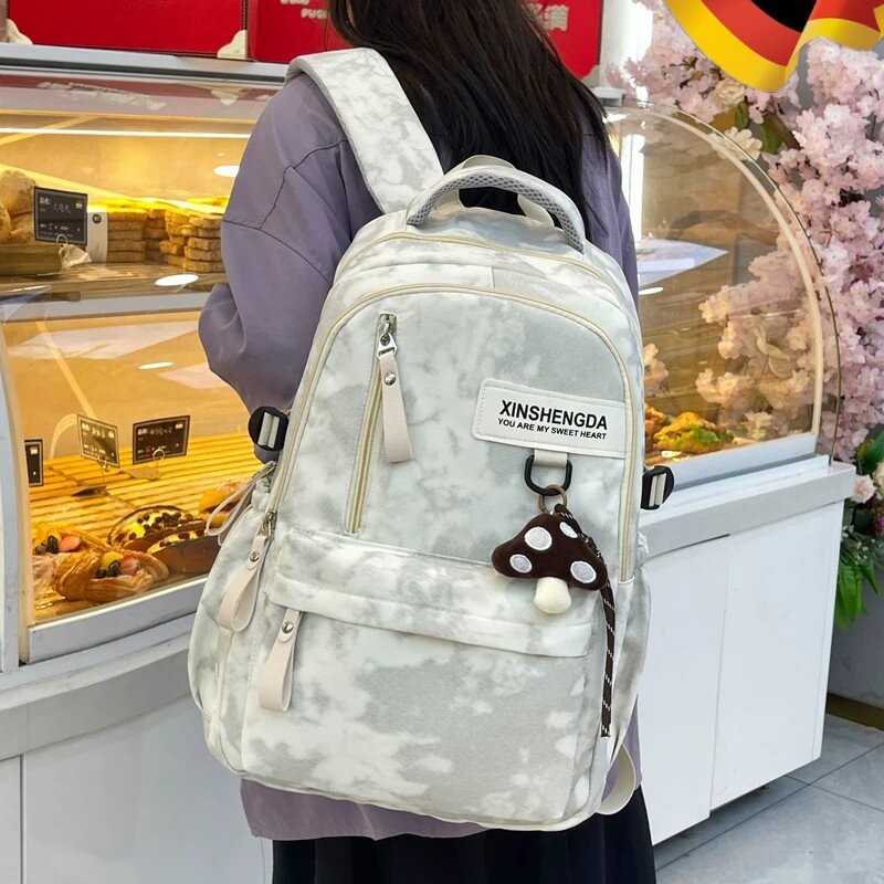 书包女生高颜值ins风小众中学生