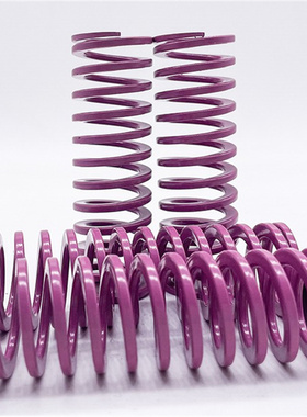 模具弹簧J-SWC8-10/15/20/25/3456789100紫色螺旋扁弹簧矩形弹簧