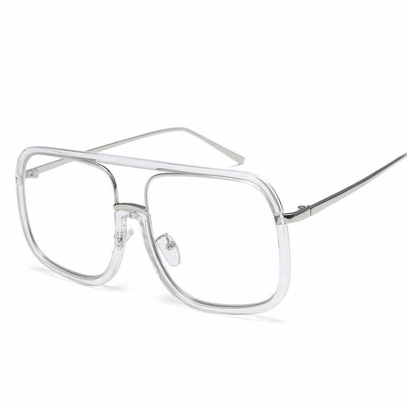 新款华晨宇baby陈伟霆太阳镜透明大框方形遮脸圆脸网红同款平光镜