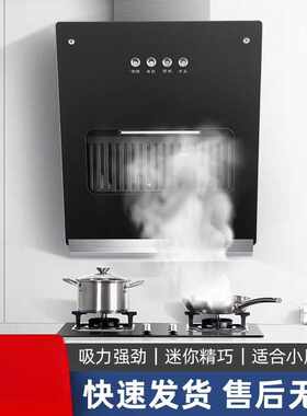 厨房抽油烟机侧吸式油烟机家用出租屋小型吸油烟机小户型单灶公寓