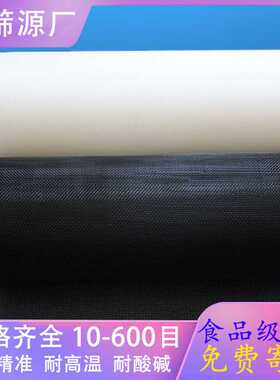 白黑色25 50 100 150 200 300目pa66尼龙过滤筛网 锦纶丝网纱滤布