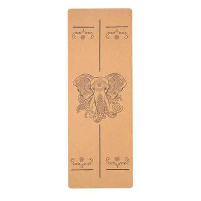 软木无味橡胶瑜伽垫加宽防滑健身运动垫子瑜伽垫yoga mat