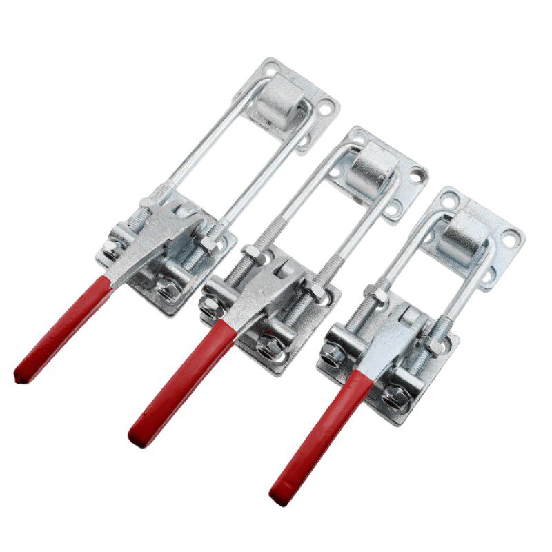 门栓式快速夹具拉紧器重型搭扣工装夹钳40370/40380机械锁扣锁夹