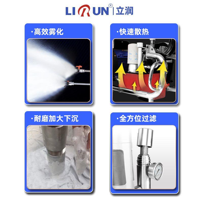 立润腻子粉喷涂机大功率高压喷涂乳胶漆涂料油电动力全自动多功能