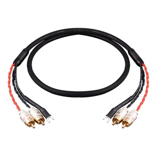 发烧级唱臂信号线纯铜双莲花带地线无氧铜LP黑胶RCA唱机线音频线