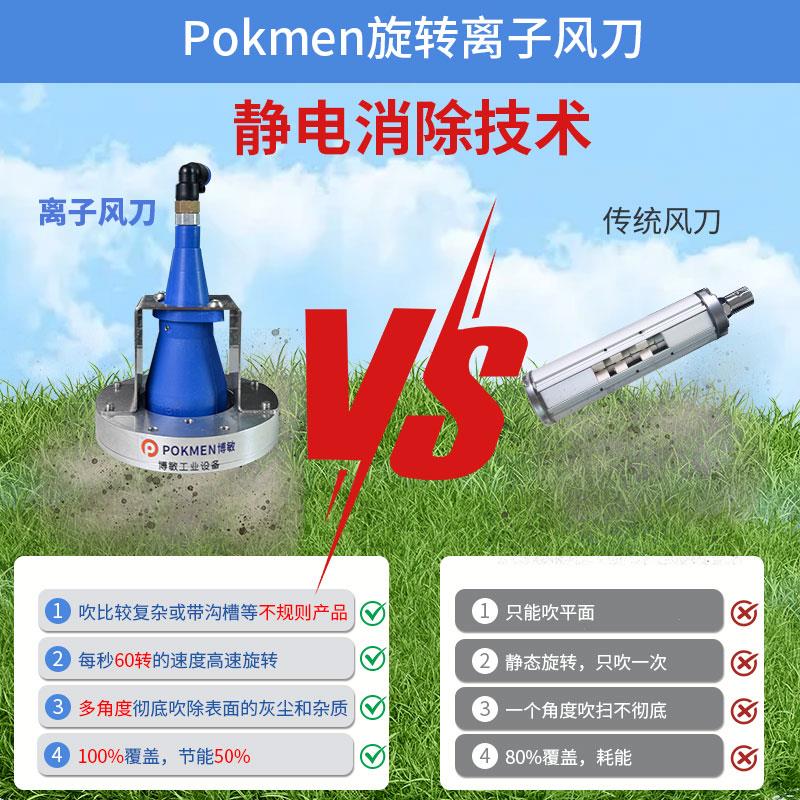 静电离子风刀灰尘喷嘴超级气刀电子元气消除器空压机除尘除水吹气