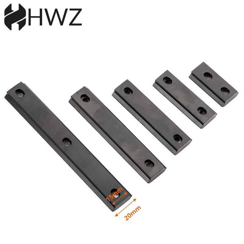 keymod系统20mm导轨条铝合金材质护木条皮轨片支架夹底座