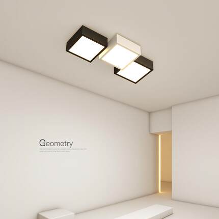 几何过道灯简约现代led吸顶灯创意客厅走廊灯卧室灯玄关阳台灯具