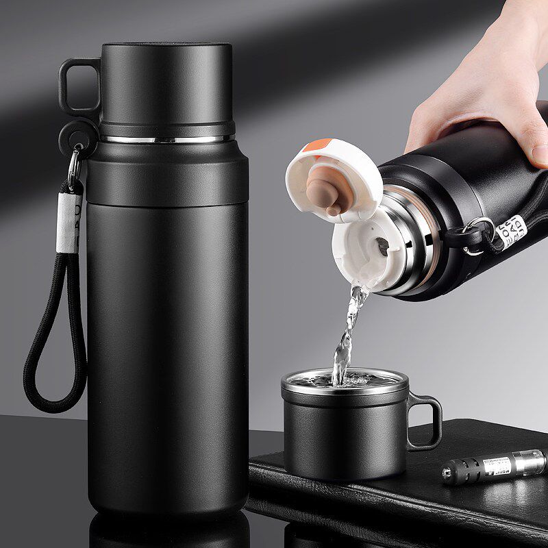 保温杯大容量男款1000ml泡茶杯2025年新款水杯子户外便携高端水壶