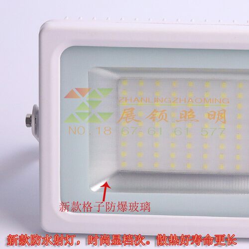 10/20/30/50/100瓦防水投光灯LED展会射灯广场广告牌门前照明灯具