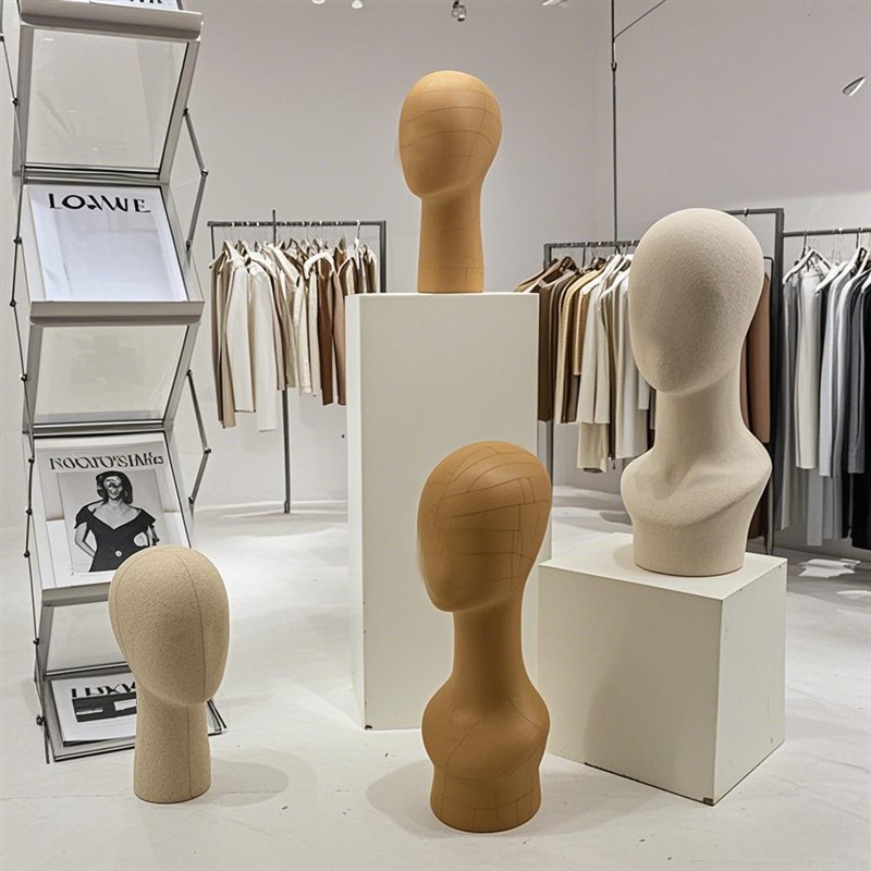 复古帽子架子帽托展示架服装店收纳支架家用放帽子的架子帽拖头模