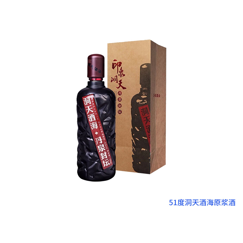 广西丹泉酒 洞天酒海洞藏封坛酒51度纯粮酒酱香白酒750ml年货送礼