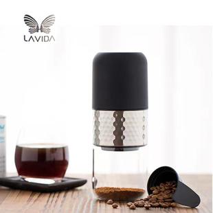 LAVIDA电动磨豆机G1磁吸充电家用小型全自动咖啡豆研磨机方便便携