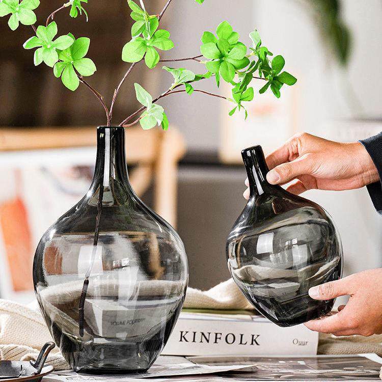 大肚花瓶透明玻璃水培日本吊钟马醉木插花装饰品客厅桌面摆件手工,鲜花速递/花卉仿真/绿植园艺,其它园艺用品,淘宝优惠券,粉丝福利购,淘宝优惠卷