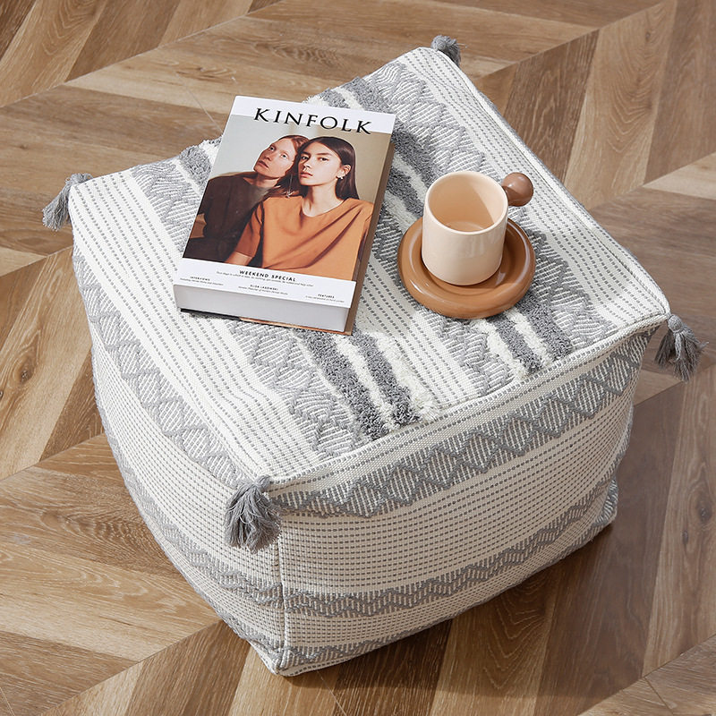 青瓷系列棉线色织簇绒坐墩套家用客厅沙发翘腿墩子四角流苏坐墩套,鲜花速递/花卉仿真/绿植园艺,其它园艺用品,淘宝优惠券,粉丝福利购,淘宝优惠卷