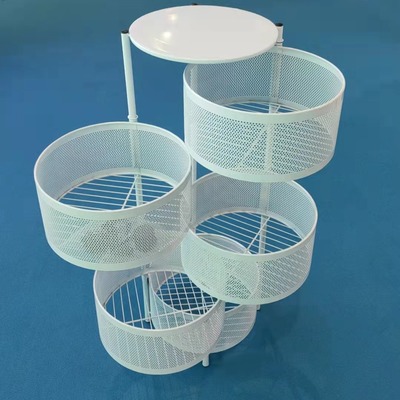 旋转圆框置物架厨房菜篮子-旋转老款圆框置物架省空间设计