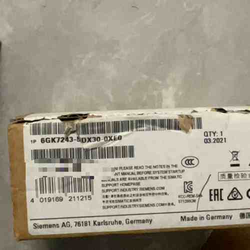 6GK7 243-5DX30-0XE0，西门子全新原装开封了
