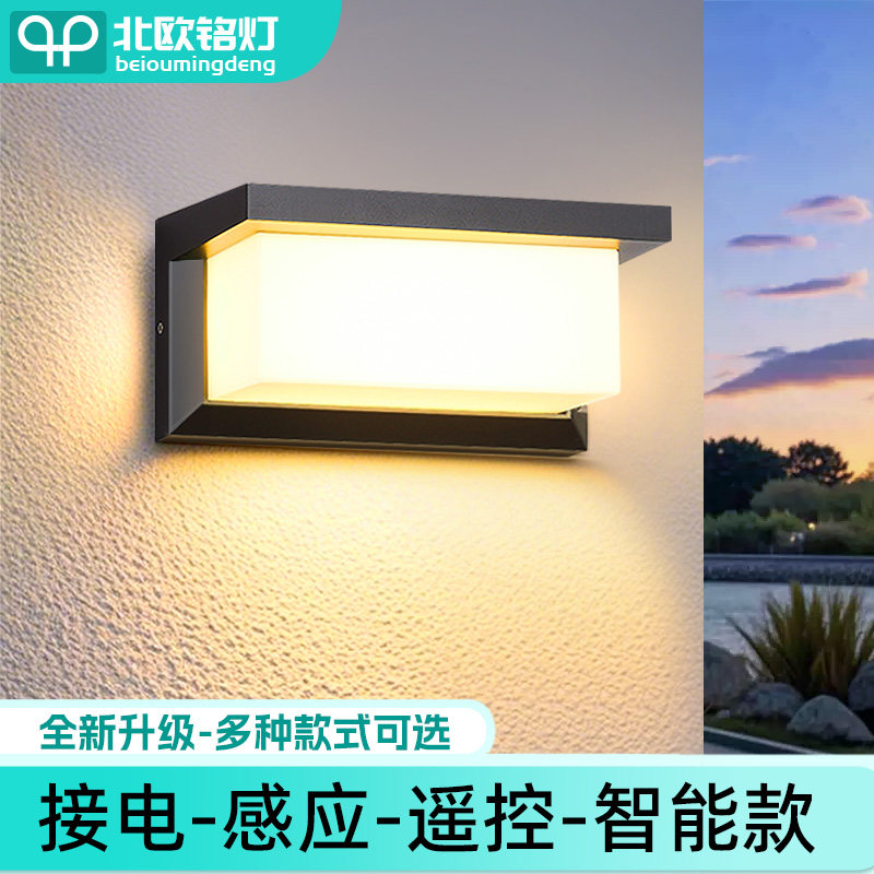 户外壁灯防水超亮照明温室大门灯室外阳台别墅庭院花园露台墙灯