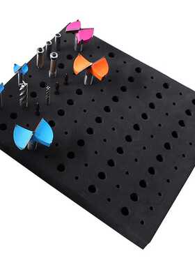 铣刀收纳盒EVA整理存储盒加硬泡沫底座收纳垫Router Bit Tray