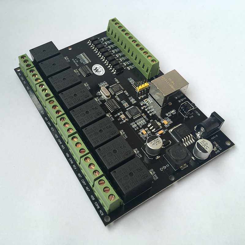 8路网络继电器开关控制器以太网TCP/IP继电器MODBUS TCP组态王PLC,五金/工具,控制设备用程序控制板,淘宝优惠券,粉丝福利购,淘宝优惠卷