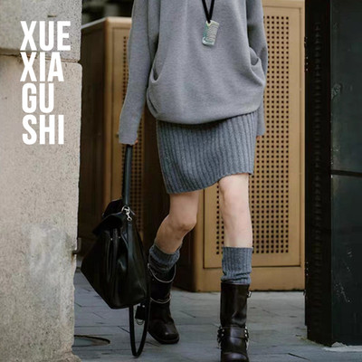 【搭配靴子羊毛腿套】
