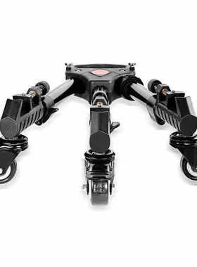 纽尔 NW-600三脚架三角滑轮 可扩展可调铝合金三脚架推车方便静音